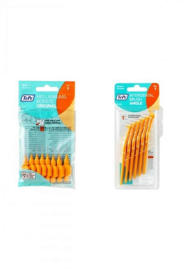 Arayüz Fırçası 8li Ve Angle Arayüz Fırçası 6lı Turuncu 0,45 Mm 2si Bir Arada ürün görseli 1