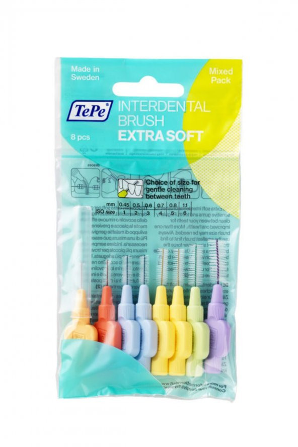 Arayüz Fırçası Ekstra Soft Yumuşak Karışık Set 8li ürün görseli 1