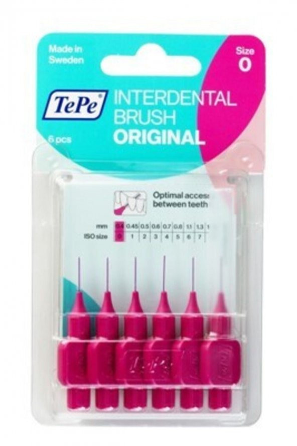Arayüz Fırçası Pembe 0,4 Mm 6lı ürün görseli 1