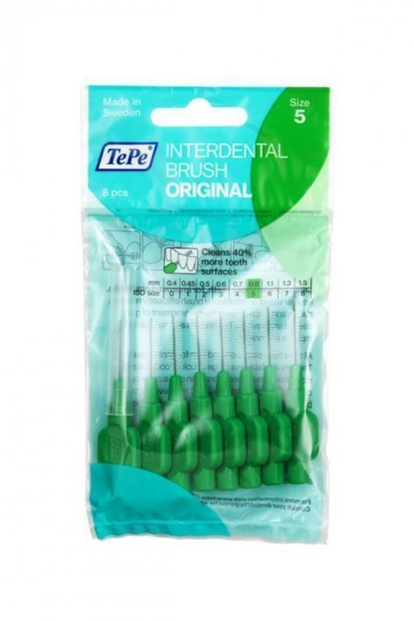 Arayüz Fırçası Yeşil 0,8 Mm 8li ürün görseli 1