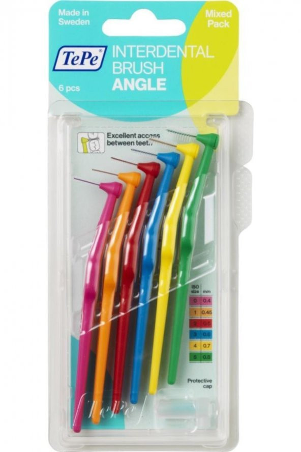 Interdental Brush Angle Mixed Pack - Açılı Karışık Paket Arayüz Fırçası ürün görseli 1