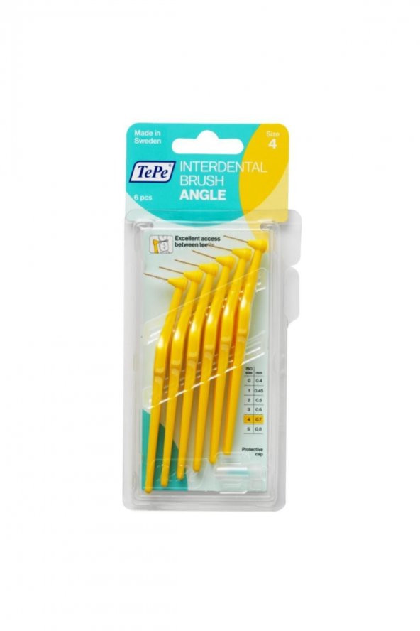 Arayüz Fırçası Angle Saplı 0.7 Mm - Sarı ürün görseli 1