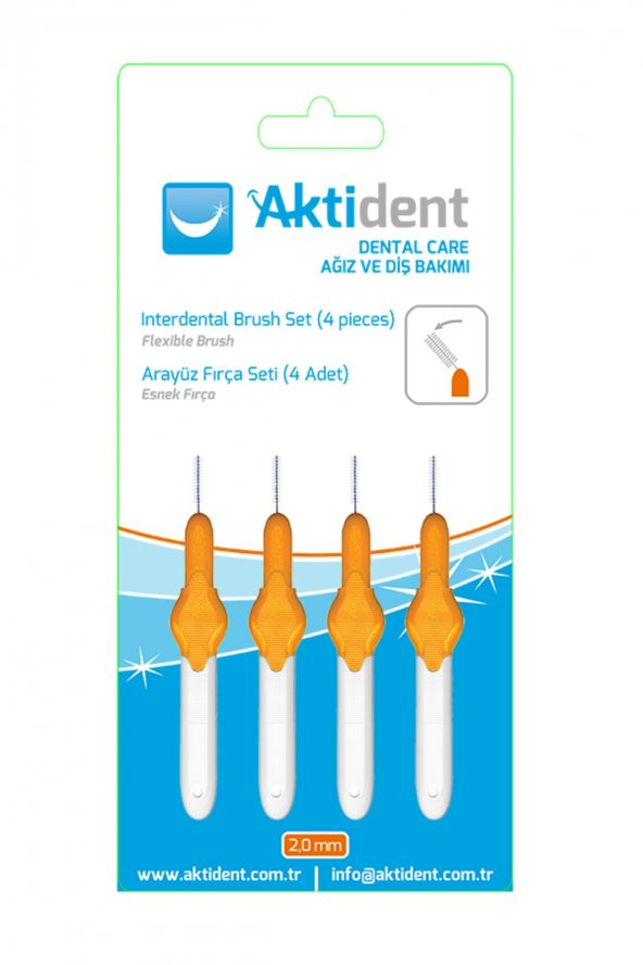 Arayüz Fırça Seti 0.45 Mm Turuncu 4 Adet ürün görseli 1