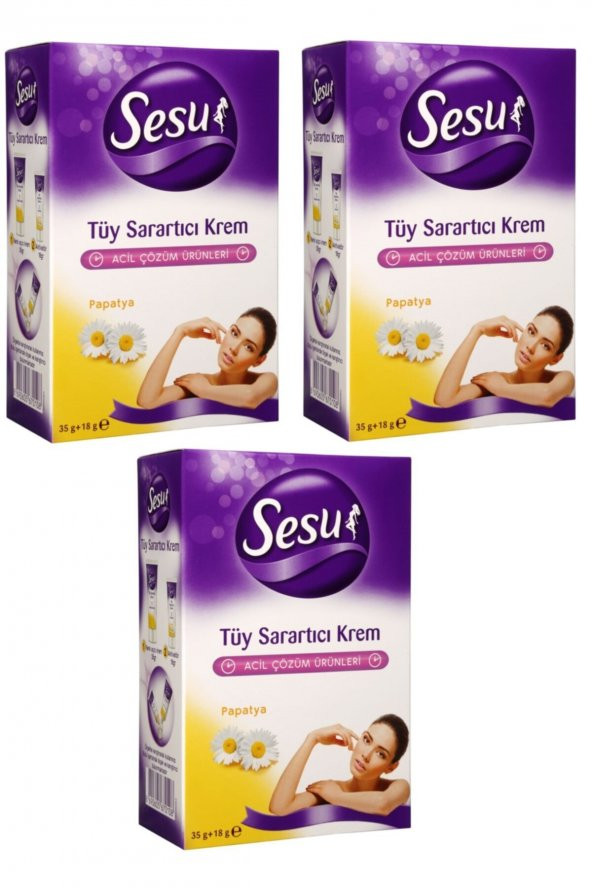 Tüy Sarartıcı Krem 35gr+18gr  3 Adet ürün görseli 1