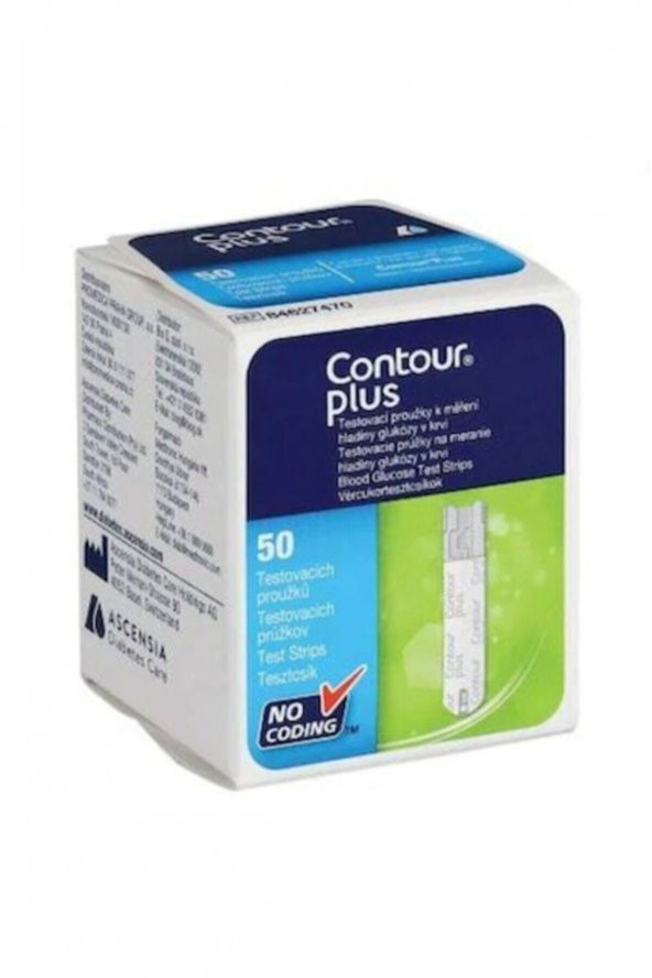 Contour Plus Kan Şekeri Test Stribi 50li ürün görseli 1
