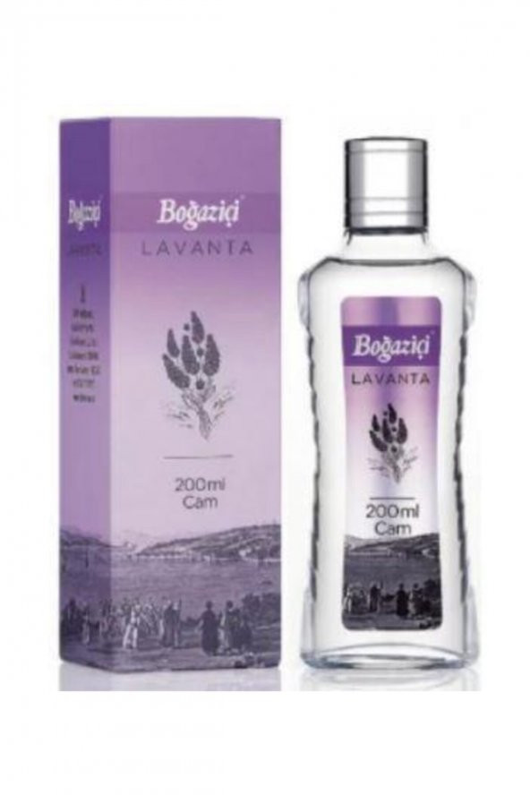 Boğaziçi Kolonya Lavanta 200ml  Cam Şişe ürün görseli 1