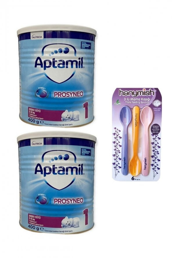 Aptamil Prosyneo 1 Numara 400 Gr 2 Adet + 3lü Kaşık Hediye ürün görseli 1