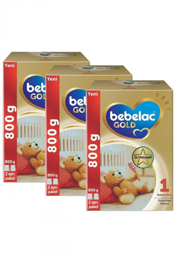 Bebelac Gold Konfor 1 Bebek Sütü 800 Gr X 3 Adet ürün görseli 1