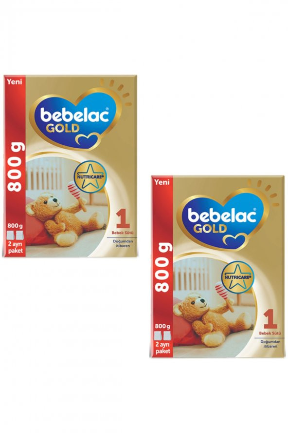 Bebelac Gold Konfor 1 Bebek Sütü 800 Gr 2 Adet ürün görseli 1