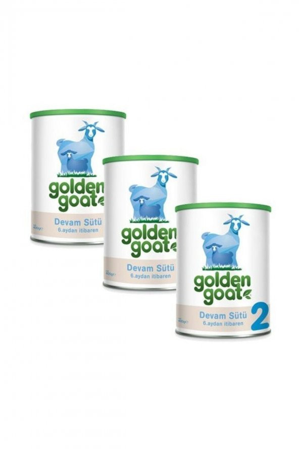 Golden Goat 2 Keçi Sütü Bazlı Devam Sütü 3lü Paket ürün görseli 1