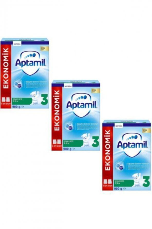 Aptamil 3 Bebek Sütü 900 Gr (9-12 Ay) 3 Lü Paket ürün görseli 1