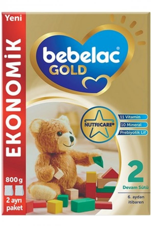 Bebelac Gold Konfor 2 Devam Sütü 800 Gr ürün görseli 1