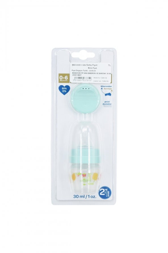 Pp Mini Biberon Ve Bardak 30 Ml 20301 ürün görseli 1