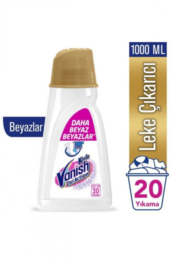 Kosla Oxi Action Gold Beyazlar Için Sıvı Leke Çıkarıcı 1 L 2 Adet ürün görseli 1