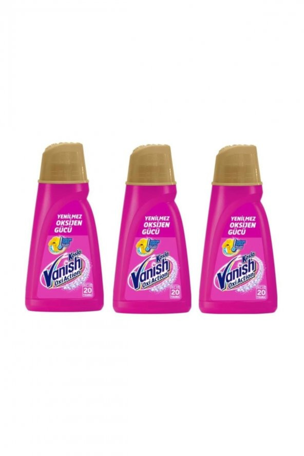 Kosla  Oxi Action Gold Çamaşır Sıvı Leke Çıkarıcı 3x1000 ml ürün görseli 1