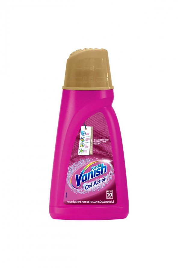 Vanish Multipower Sıvı Leke Çıkarıcı Ve Deterjan Güçlendirici 1000 ml Renkliler Için ürün görseli 1