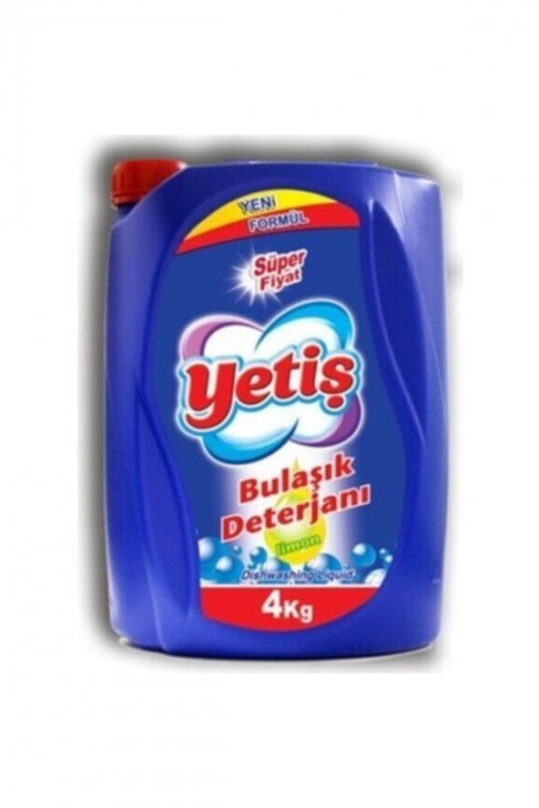Yetiş Limon Sıvı Bulaşık Deterjanı 4kg ürün görseli 1