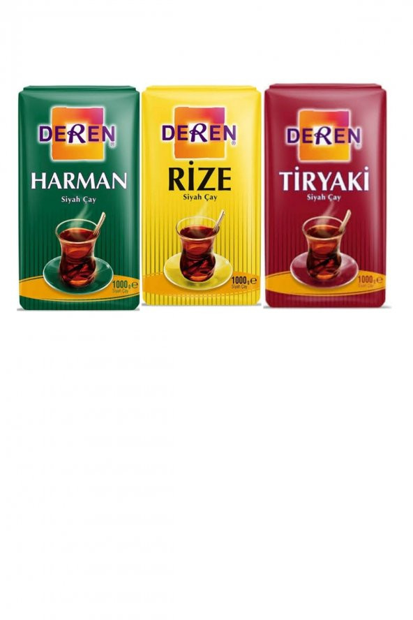 Deren Çay 1kg X 3 Adet ürün görseli 1