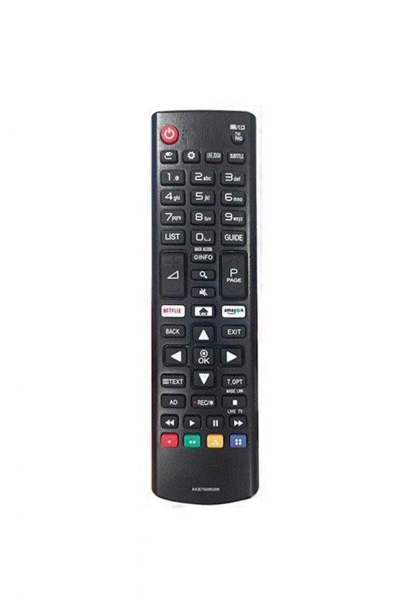 Akb75095308 Netflix-amazon Tuşlu Lcd Led Tv Kumanda ürün görseli 1