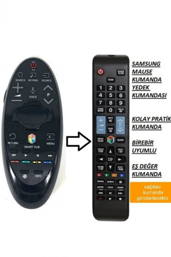 Samsung Samart Hub Kumanda Bn59-01178b - Resim 2