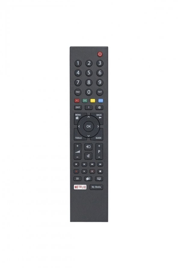 Kl Arçelik-beko Netflıx - My Media Tuşlu Lcd-led Tv Kumanda - Geniş Kalıp ürün görseli 1