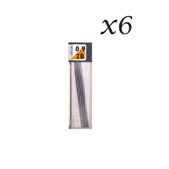 Tombow Min 09-2B Kalem Ucu 6 Adet ürün görseli 1