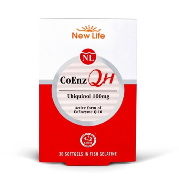New Life CoEnz QH 100mg Takviye Edici Gıda 30 Kapsül ürün görseli 1