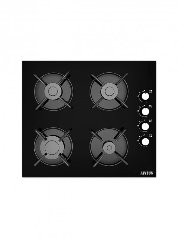 ALVEUS 615 INOX-SİYAH 3'LÜ ANKASTRE SET - Resim 3