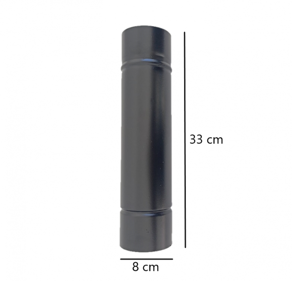 33 cm Kamp Soba Borusu, Pelet Soba Borusu, Çadır Soba Borusu Çap:8 cm ürün görseli 1