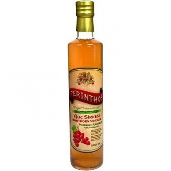 PERİNTHOS NEŞE NATURAL DOĞAL ALIÇ SİRKESİ 500 ML CAM ŞİSE ürün görseli 1