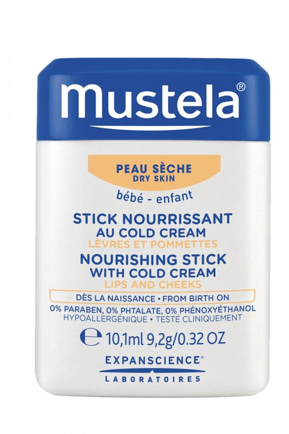 Mustela Hydra Stick With Cold Cream Nutri-Protective 10Gr ürün görseli 1