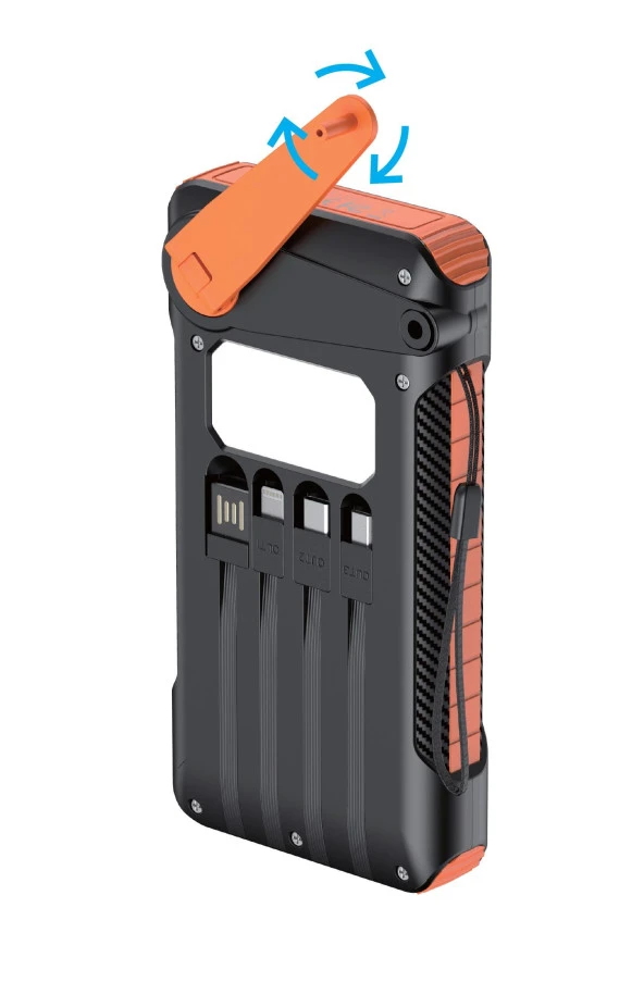 Sunowl SO600 Solar Powerbank, 10000 mAh, Led Işık ürün görseli 1