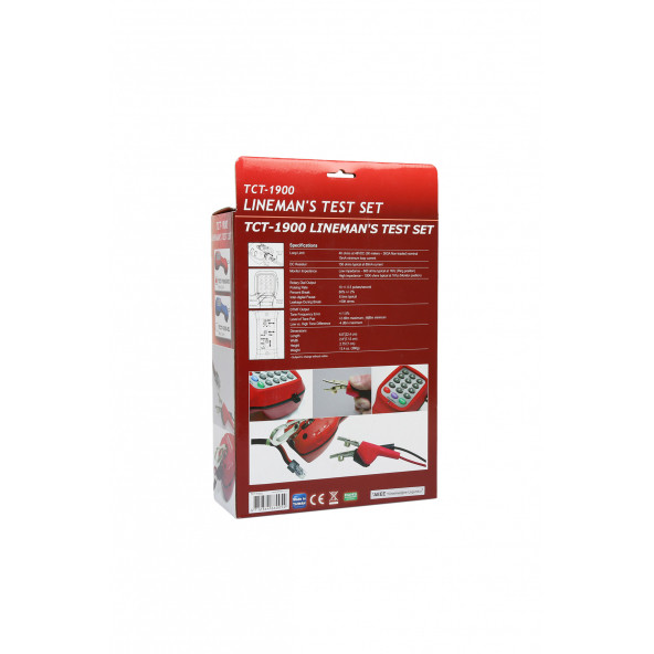 Goldtool TCT-1900 Lineman's Test Cihazı - Resim 8