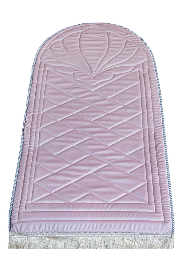 Kapitone Süngerli Yumuşak Seccade - Pembe ürün görseli 1