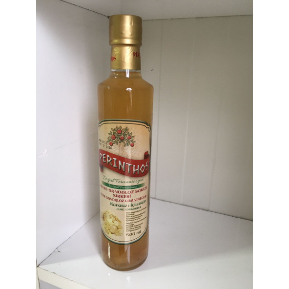 PERİNTHOS NEŞE NATURAL DOĞAL KİTRE-SANDALOZ SAKIZI SİRKESİ 500 ML CAM ŞİSE ürün görseli 1