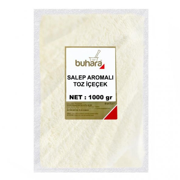 BUHARA SAHLEP AROMALI TOZ İÇECEK 1000 GR ürün görseli 1