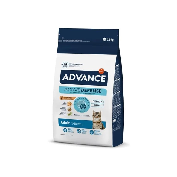 Advance Cat Adult Tavuklu Pirinçli Yetişkin Kedi Maması 1,5 Kg ürün görseli 1