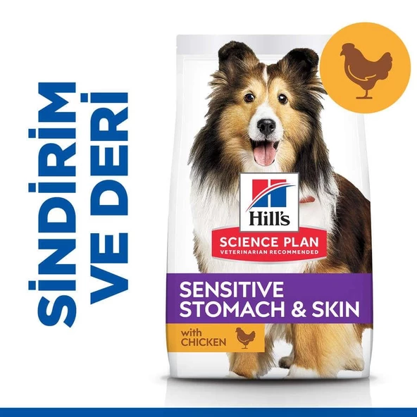 Hills Sensitive Stomach Skin Köpek Maması 2,5 Kg ürün görseli 1
