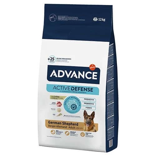Advance Alman Kurtları için Hindili Yetişkin Köpek Maması 12 Kg ürün görseli 1