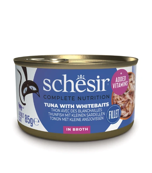 Schesir C177 Ton Balıklı Ringa Balıklı ve Pirinçli Kedi Konservesi 85 Gr ürün görseli 1