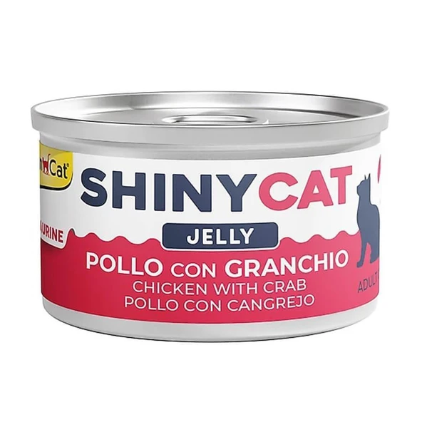 GimCat Shinycat Tavuklu ve Yengeçli Kedi Konservesi 70gr ürün görseli 1