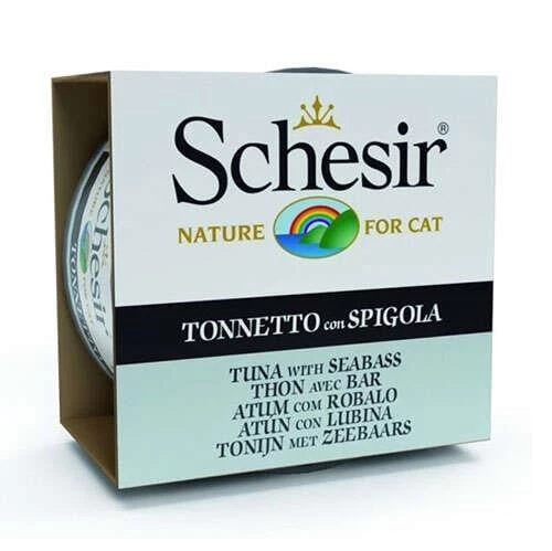 Schesir C276 Jelly Ton Balıklı ve Levrek Kedi Konservesi 85 Gr ürün görseli 1