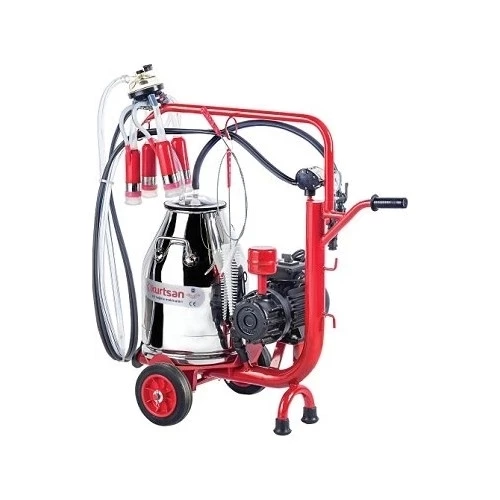 Kurtsan CYK Tek Sağım Kuru Pompa Krom Tek Güğüm 30 L Süt Sağım Makinesi ürün görseli 1