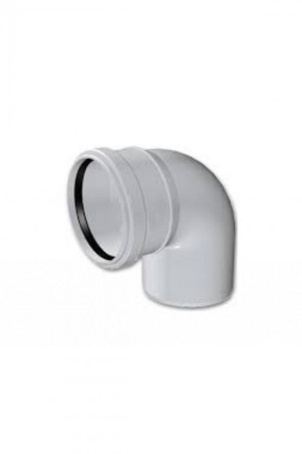 100 x 87 Fırat Pvc Kapalı Dirsek 5li Paket ürün görseli 1