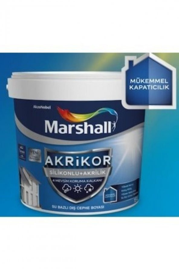 Akrikor Silikonlu Dış Cephe Boyası 15lt ürün görseli 1