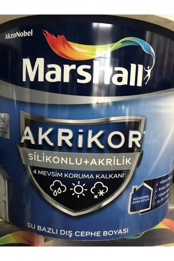 Akrikor Dış Cephe Boyası BEYAZ 15 LT ürün görseli 1