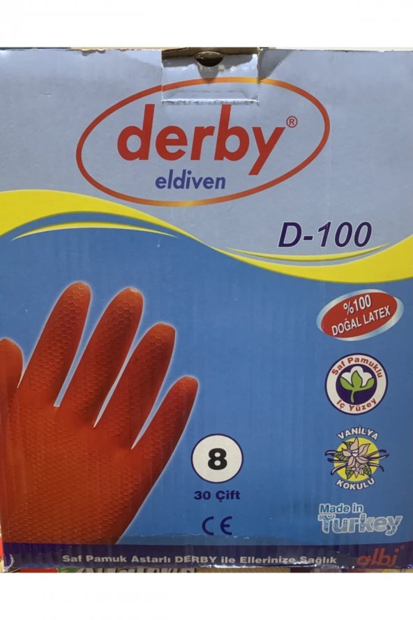 Lateks Bulaşık Eldiveni No:8 ürün görseli 1