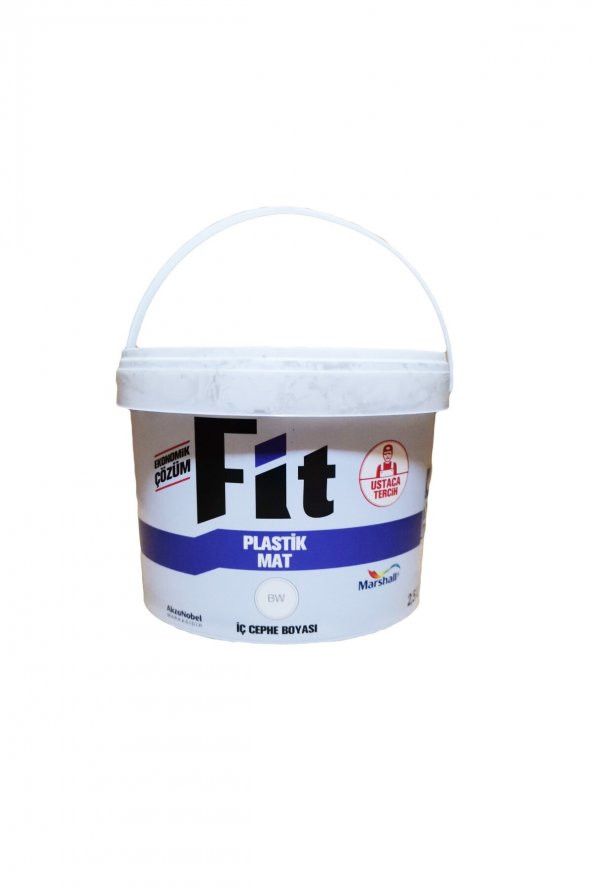 Fit Plastik Mat Beyaz 2,5 L ürün görseli 1