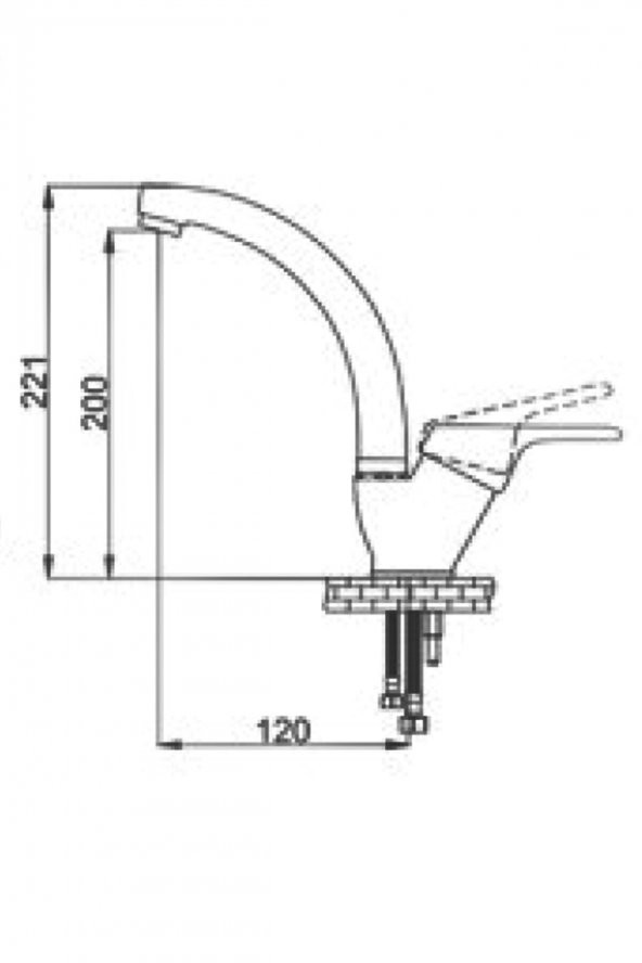 MİX KUĞU LAVABO BATARYASI BMK015 ürün görseli 1