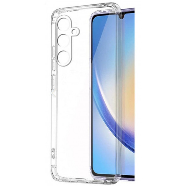 Samsung Galaxy A34 Uyumlu Şeffaf Kılıf Kamera Ve Ekran Çıkıntılı ürün görseli 1